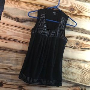 a.n.a  Black sleeveless top